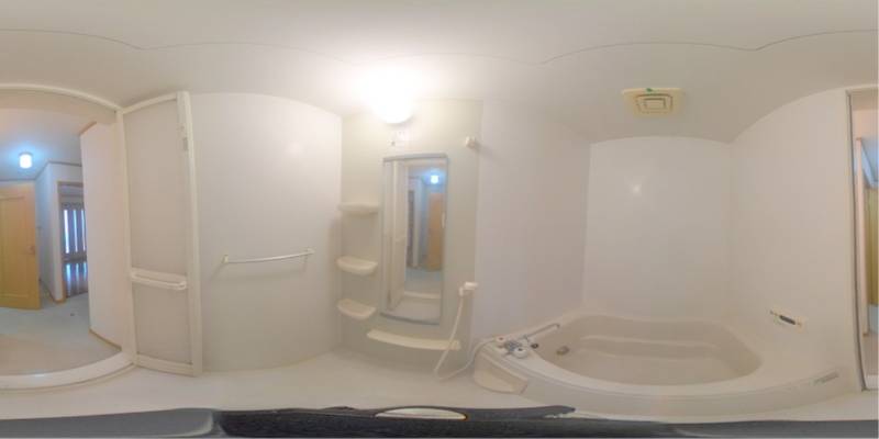 パノラマ画像バスルーム