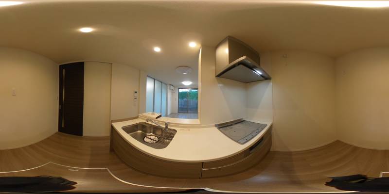 パノラマ画像キッチン