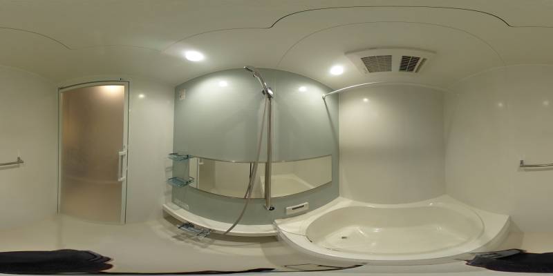 パノラマ画像バスルーム