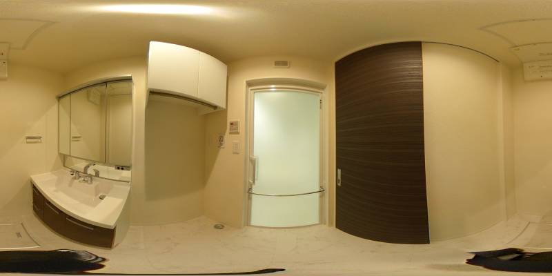 パノラマ画像洗面所