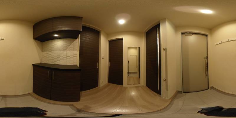 パノラマ画像玄関