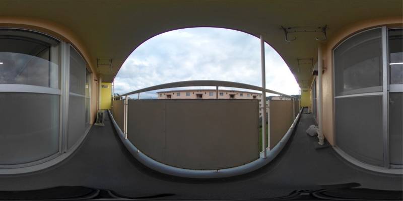 パノラマ画像バルコニー