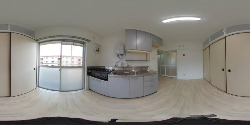 パノラマ画像キッチン