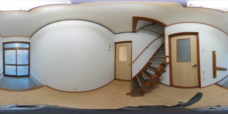 パノラマ画像玄関