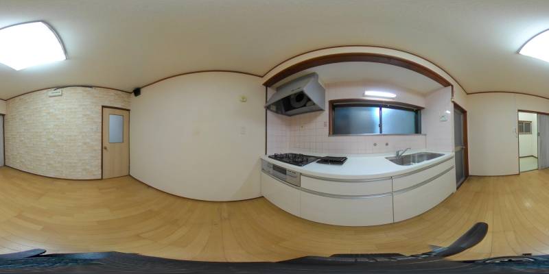 パノラマ画像キッチン