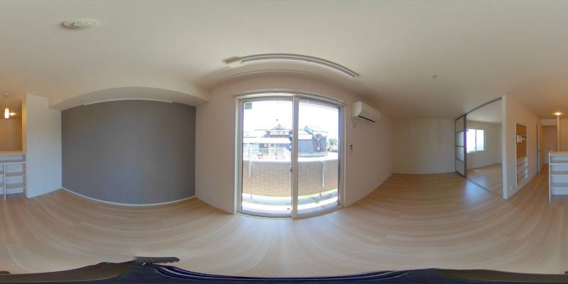 パノラマ画像リビング