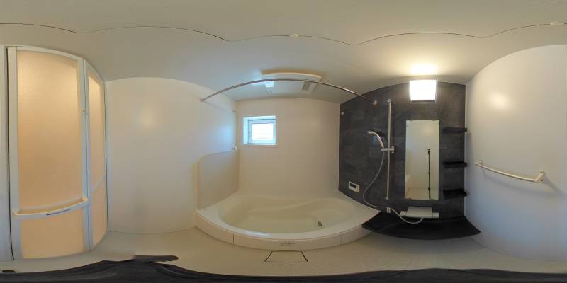 パノラマ画像バスルーム