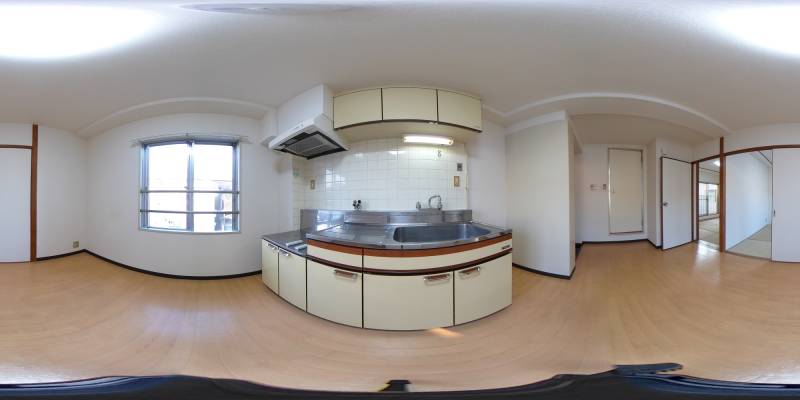 パノラマ画像キッチン