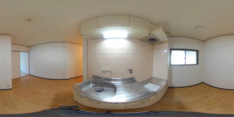 パノラマ画像キッチン