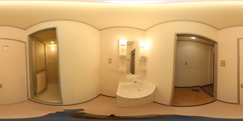 パノラマ画像洗面所