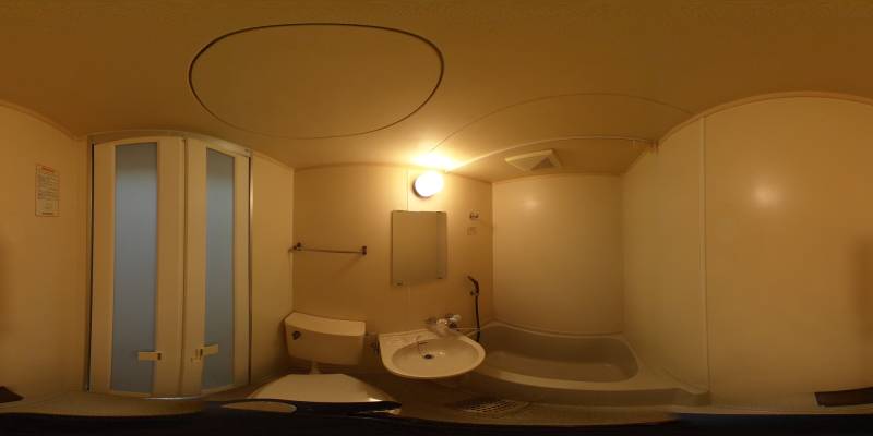 パノラマ画像バスルーム