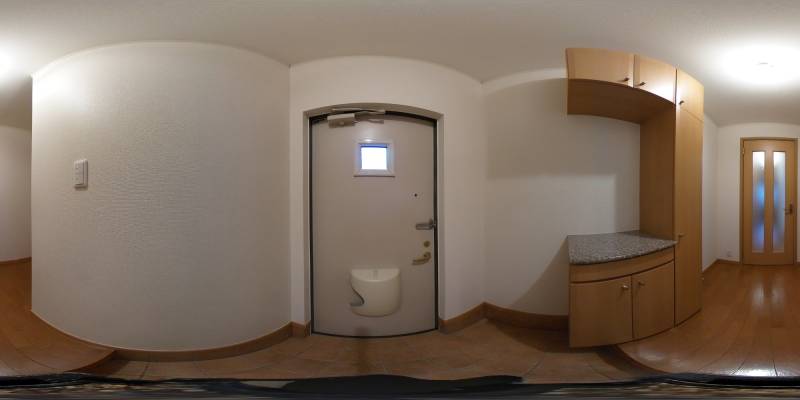 パノラマ画像玄関