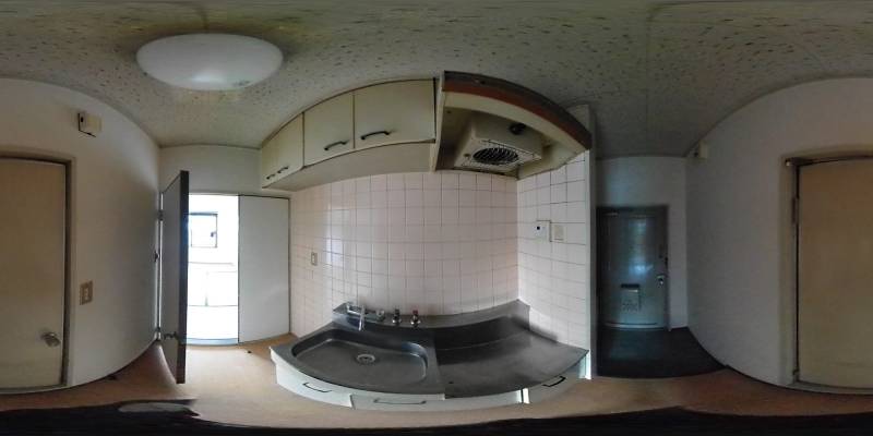 パノラマ画像キッチン