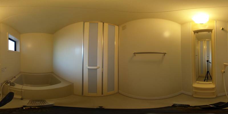パノラマ画像バスルーム