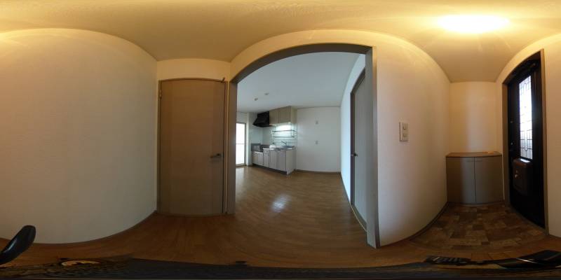 パノラマ画像玄関