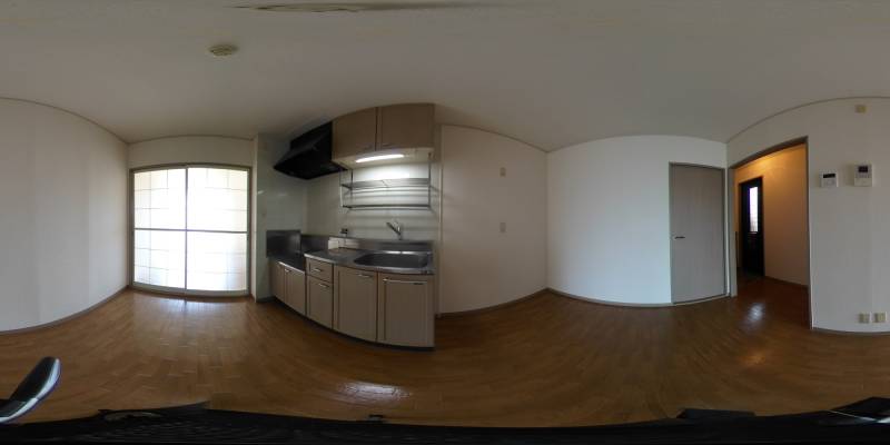 パノラマ画像キッチン