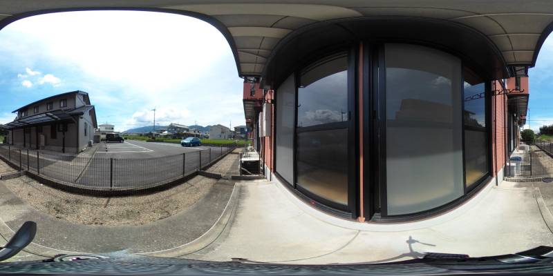 パノラマ画像バルコニー