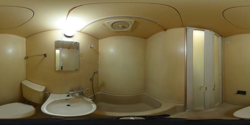 パノラマ画像バスルーム