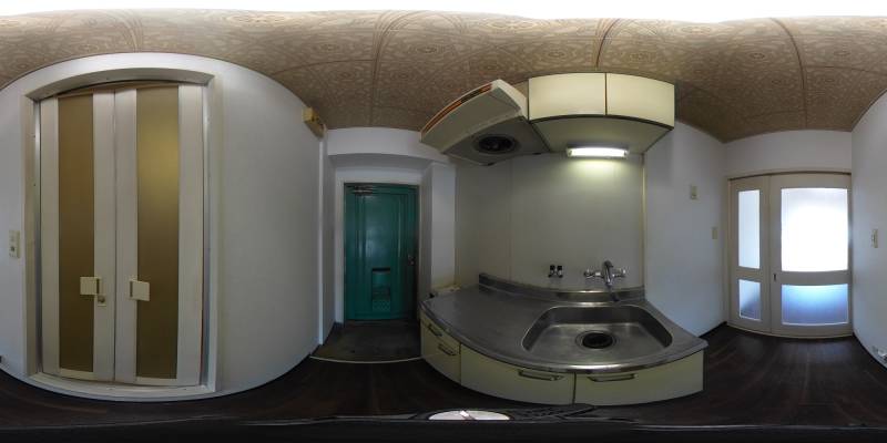 パノラマ画像キッチン