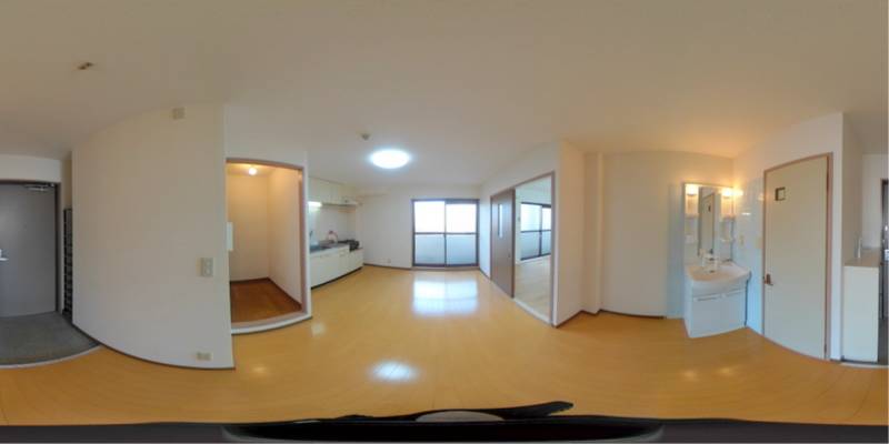 パノラマ画像リビング