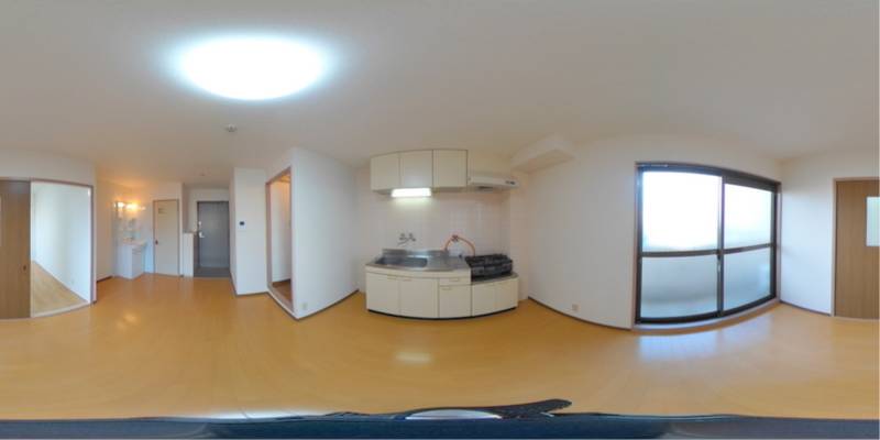 パノラマ画像キッチン