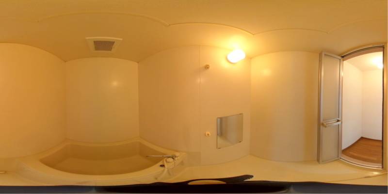 パノラマ画像バスルーム