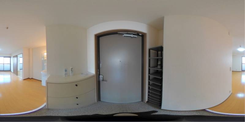 パノラマ画像玄関