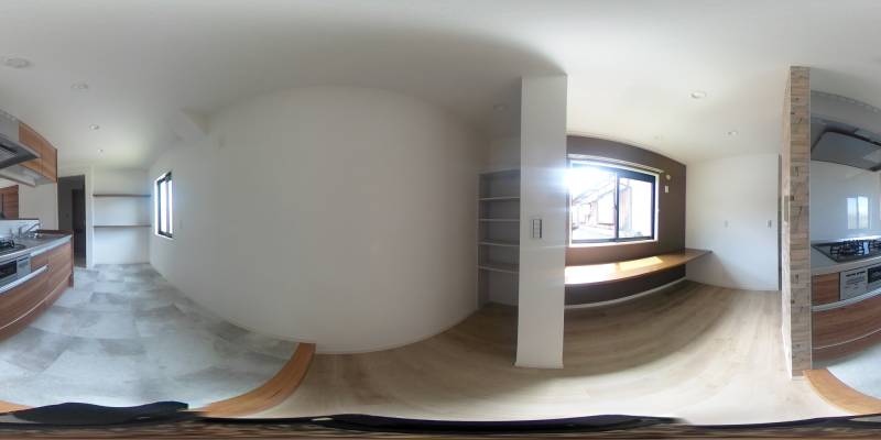 パノラマ画像リビング