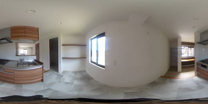 パノラマ画像キッチン