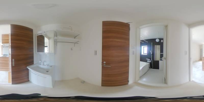 パノラマ画像洗面所