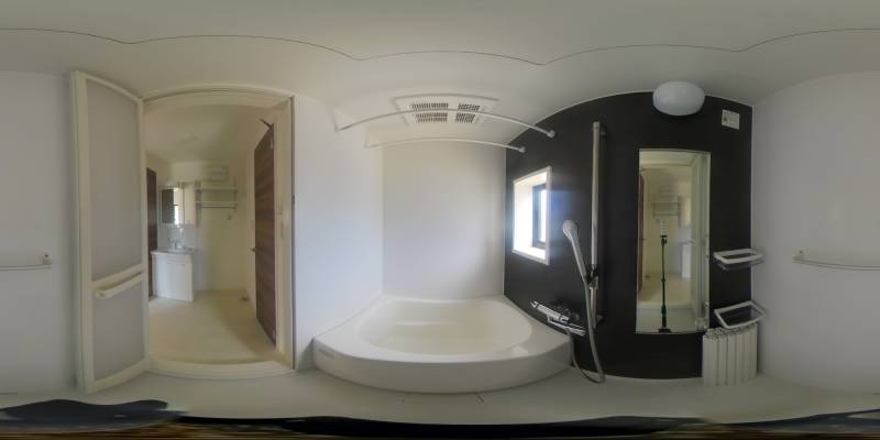 パノラマ画像バスルーム