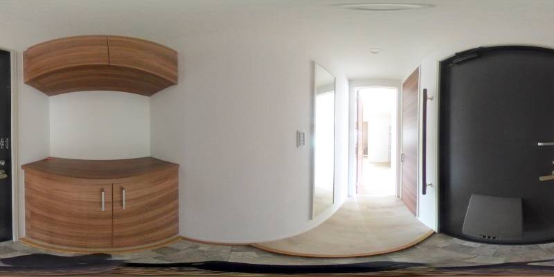 パノラマ画像玄関