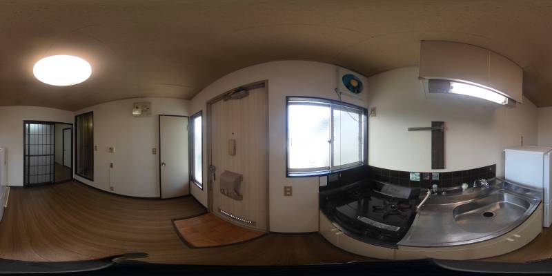 パノラマ画像キッチン