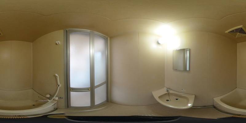 パノラマ画像バスルーム