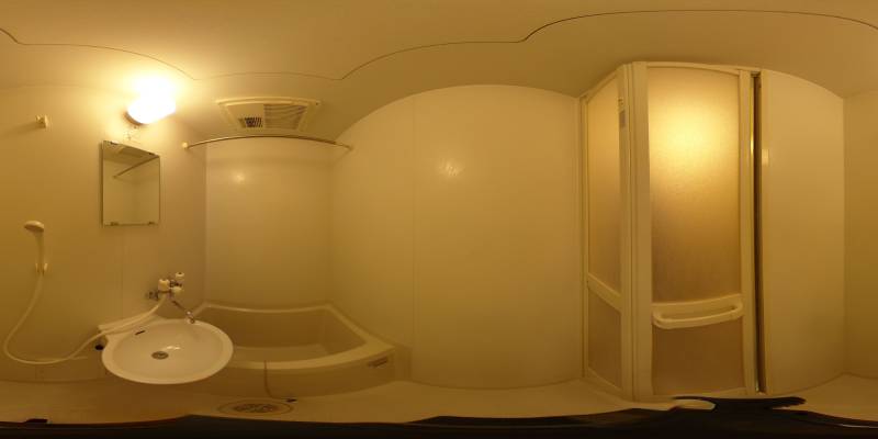 パノラマ画像バスルーム