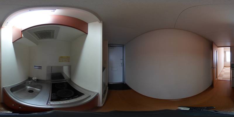 パノラマ画像キッチン