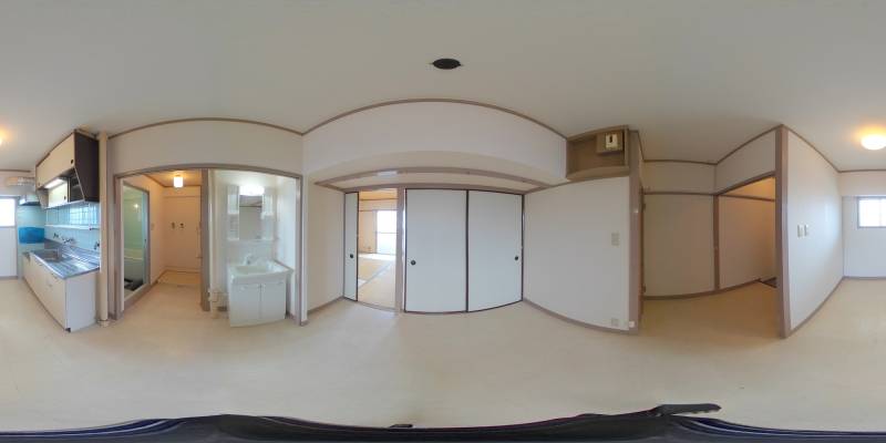 パノラマ画像リビング