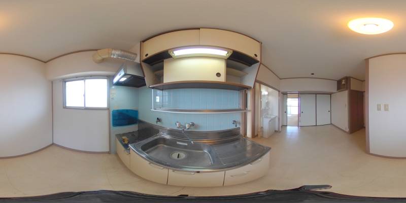 パノラマ画像キッチン