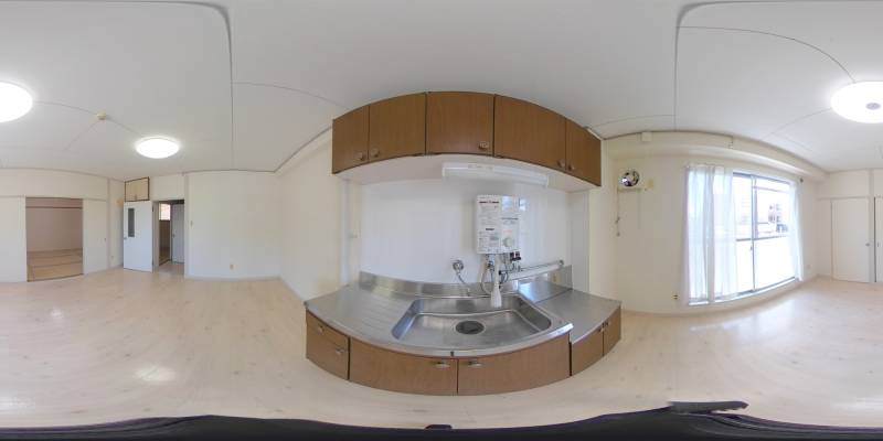 パノラマ画像キッチン