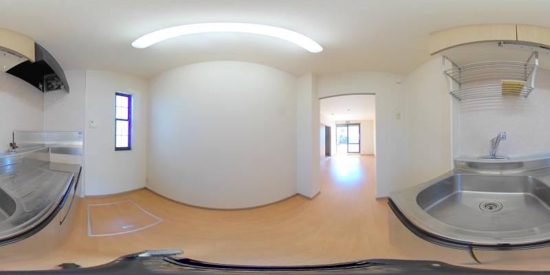 パノラマ画像キッチン