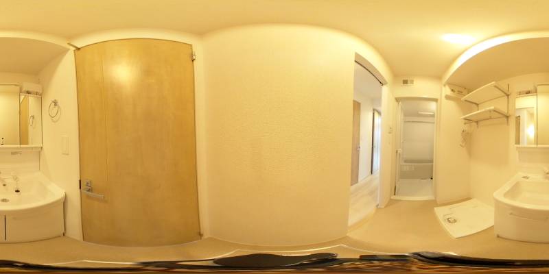 パノラマ画像洗面所