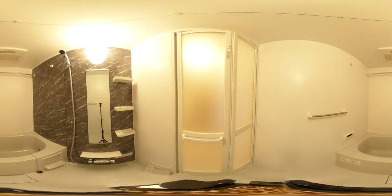 パノラマ画像バスルーム