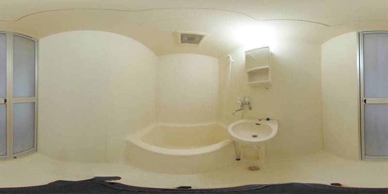 パノラマ画像バスルーム
