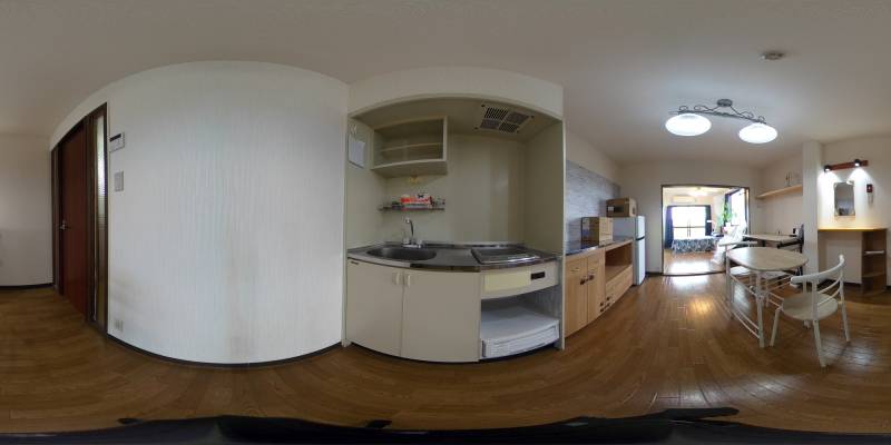 パノラマ画像キッチン