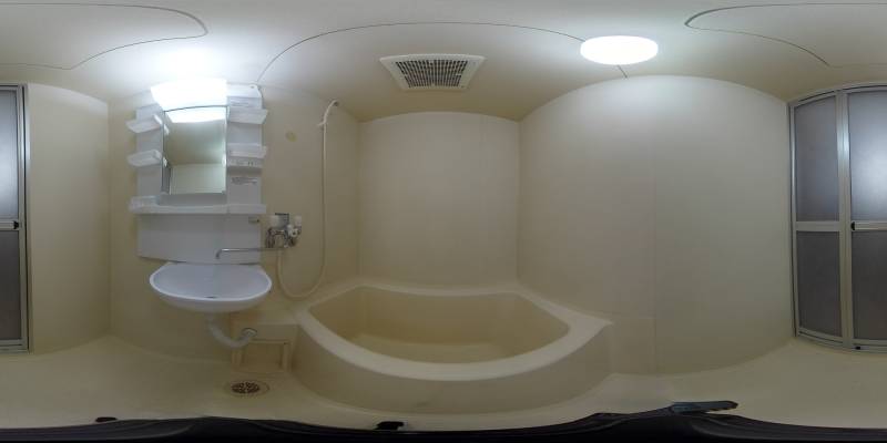 パノラマ画像バスルーム