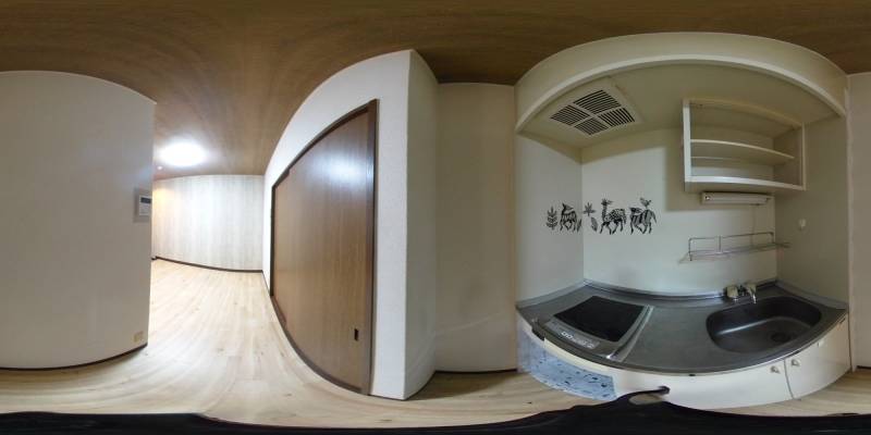 パノラマ画像キッチン