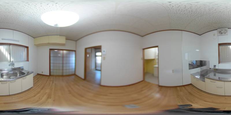 パノラマ画像キッチン