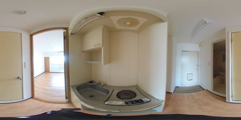 パノラマ画像キッチン