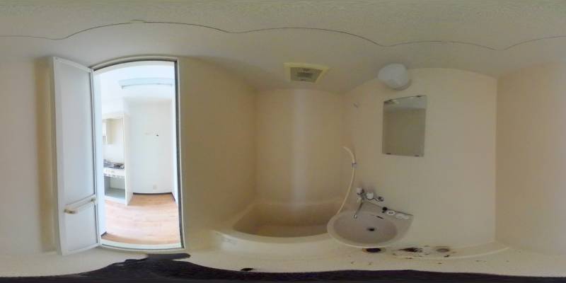 パノラマ画像バスルーム