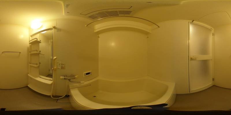 パノラマ画像バスルーム